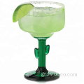 χρωματιστό cactus margarita γυαλιά κοκτέιλ drinkware